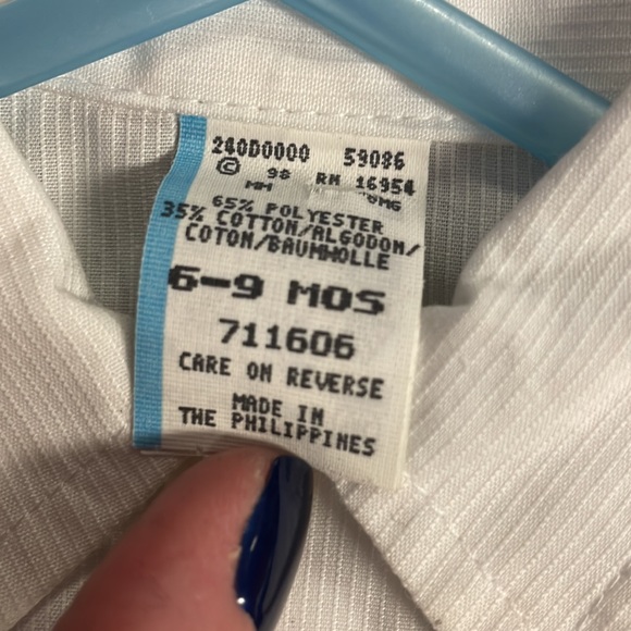 Vintage Green Shortall Romper Set 6-9 Months USA - Picture 5 of 6